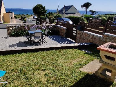 Terrasse et vue mer