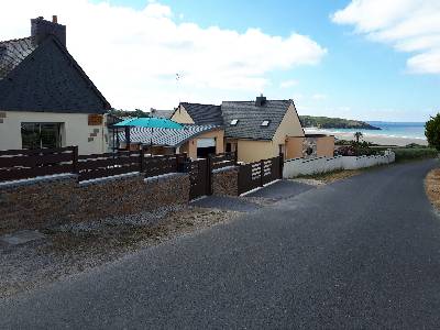 La route vers la plage